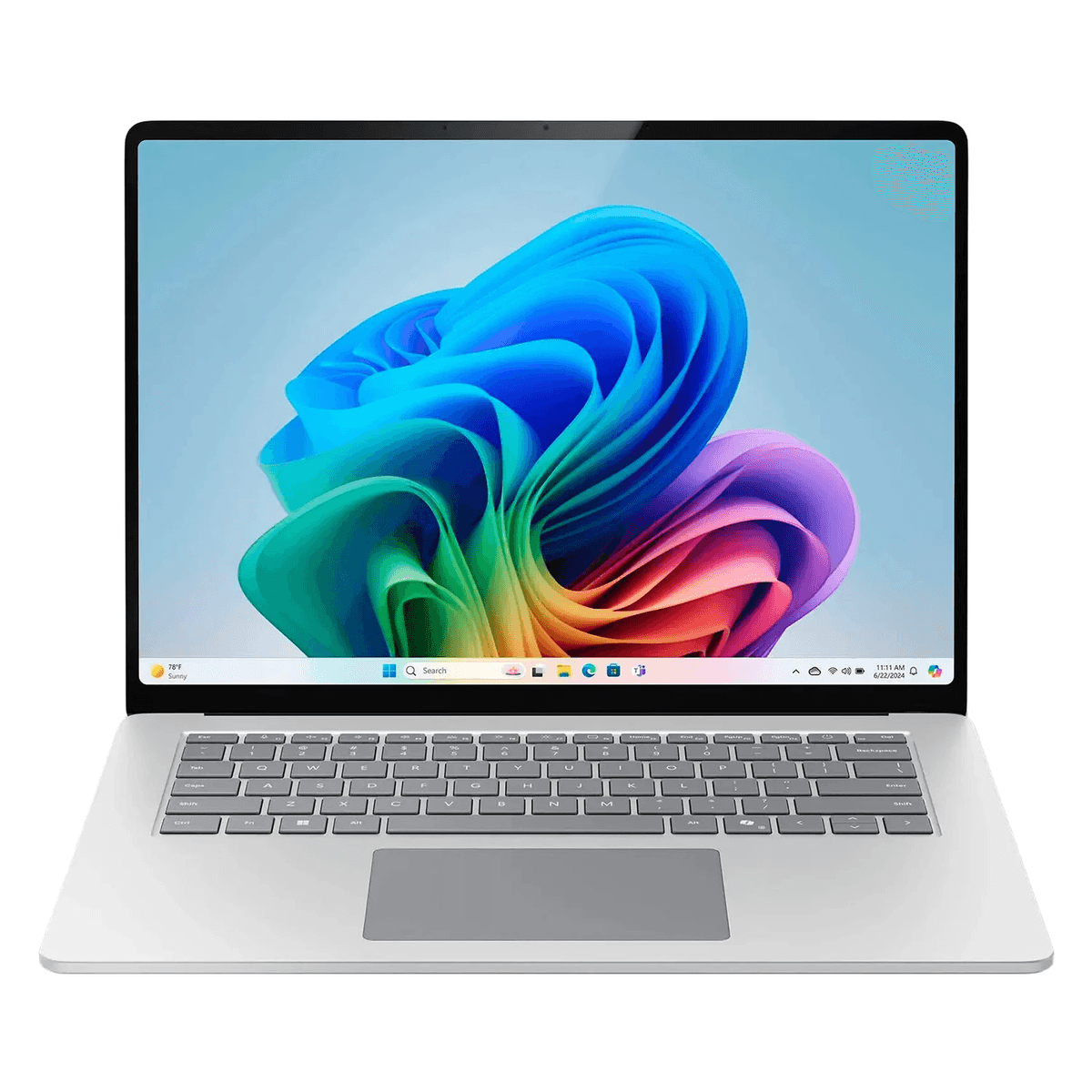 Notebook Microsoft Surface Platinum Snapdragon X Elite 16GB RAM 516GB SSD